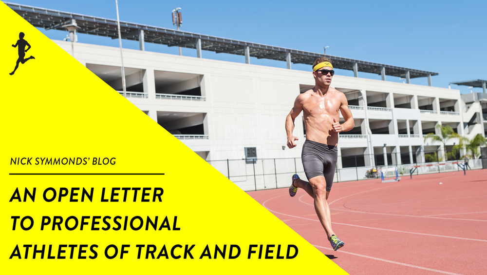 An Open Letter to the Professional Athletes of Track and Field