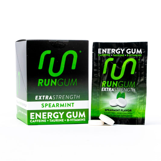 Extra Strength Spearmint Energy Gum