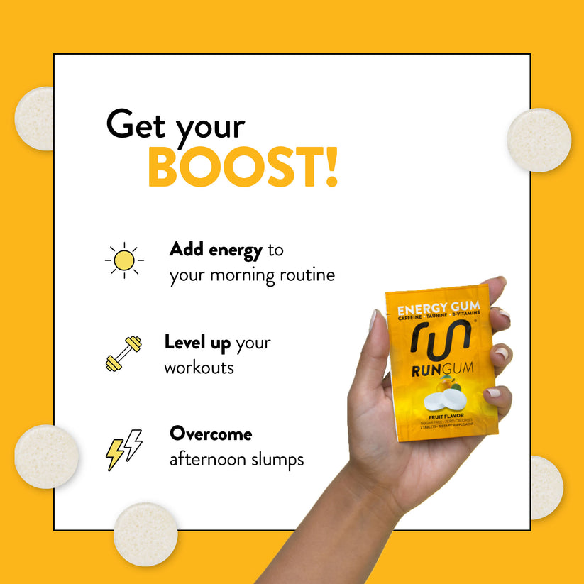 Fruit Energy Gum | An Alternative Energy Boost | RunGum.com – Run Gum