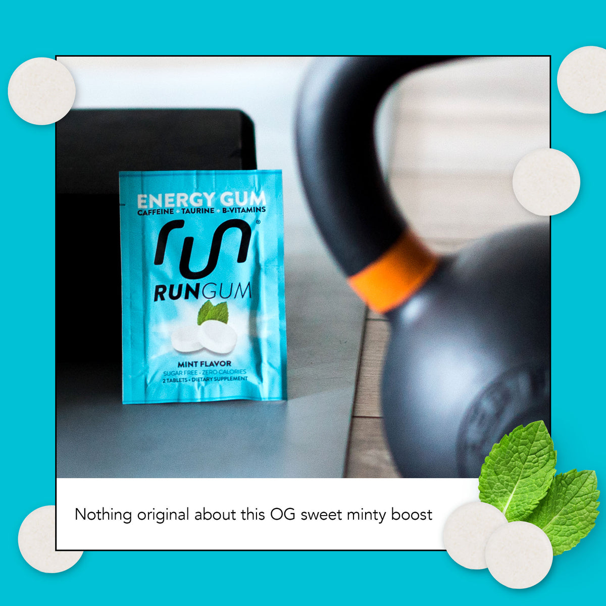 Mint Energy Gum | Performance Gum for Athletes | RunGum.com – Run Gum