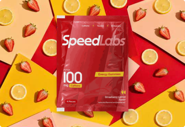 Strawberry Lemon Energy Gummies